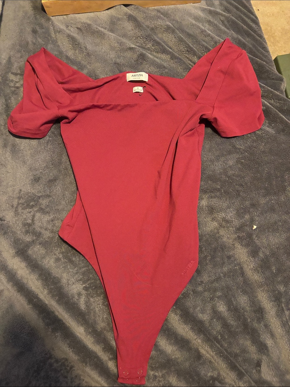 Aritzia square neck contour bodysuit